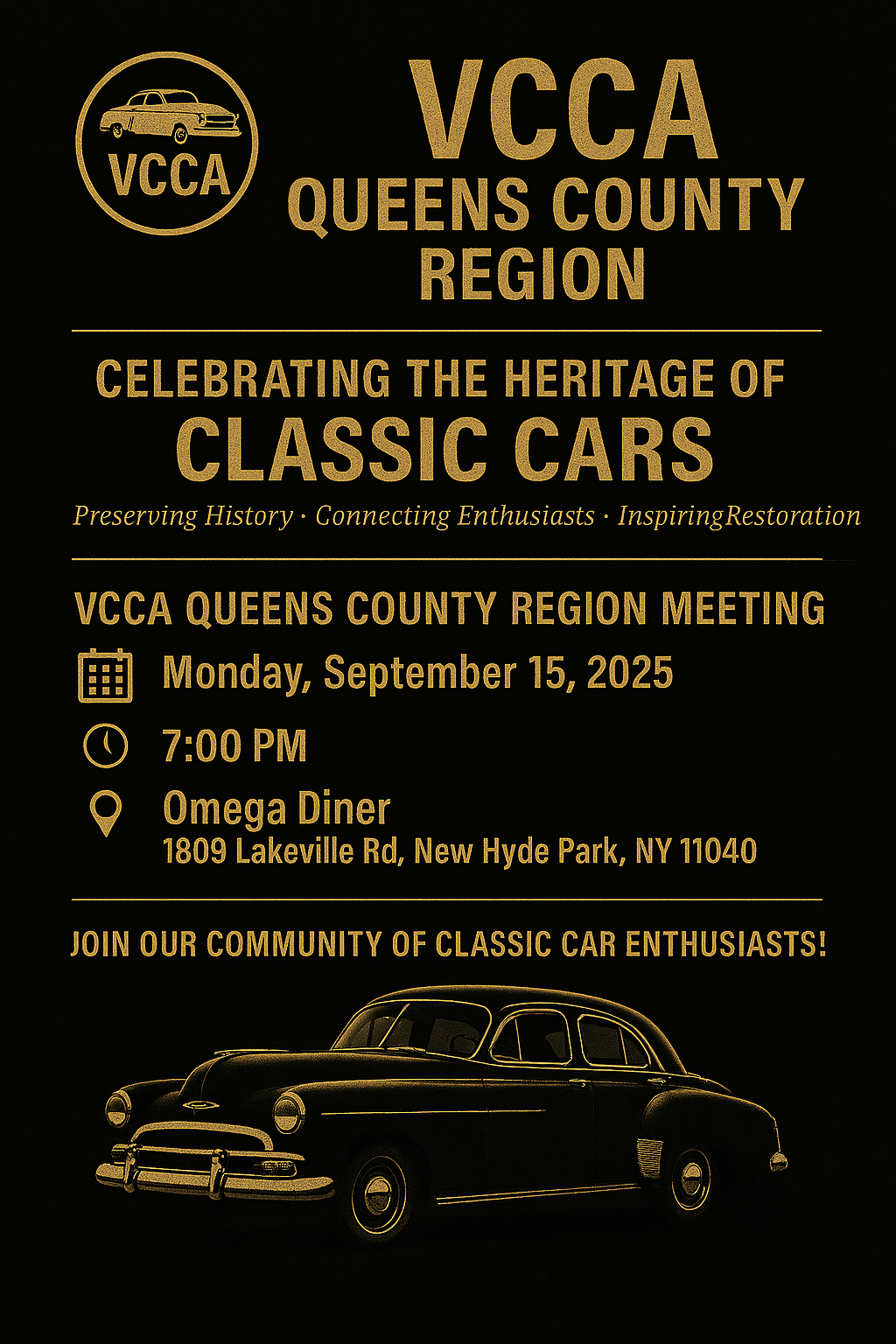 VCCA Queens County Region Meeting Flyer